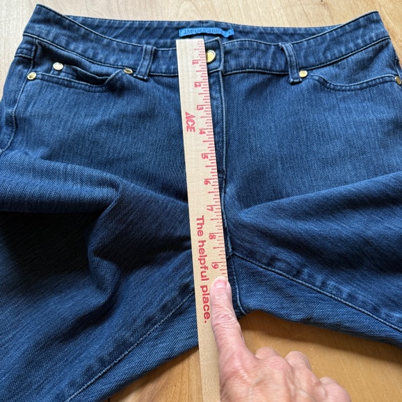 J MCLAUGHLIN LEXI DENIM JEANS TAPERED LEG COTTON STRETCH CASUAL CHIC COASTAL 6 - Picture 7 of 11